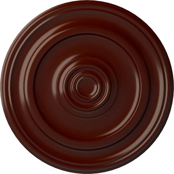 Ekena Millwork Kepler Traditional Medallion (For Canopies up to 5 1/4"), 23 5/8"OD x 1 3/4"P, Brushed Mahogany CM24KPBMF - main